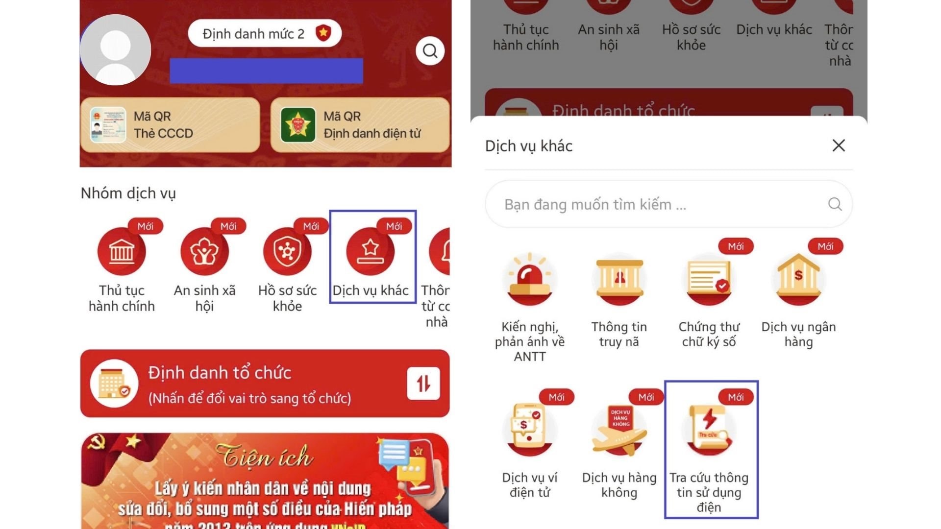 Hướng Dẫn Tra Cứu Thông Tin Sử Dụng Điện Đơn Giản, Nhanh Chóng Trên Ứng Dụng Vneid 2 Trang 1 1