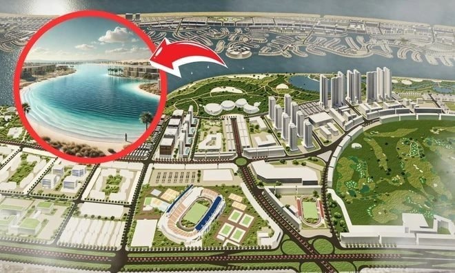 Thi công thần tốc "kỷ lục thế giới", đâu là công nghệ giúp siêu dự án 10 tỷ USD của Vingroup lấn biển? - Ảnh 1. Thi công thần tốc "kỷ lục thế giới", đâu là công nghệ giúp siêu dự án 10 tỷ USD của Vingroup lấn biển? - Ảnh 1.