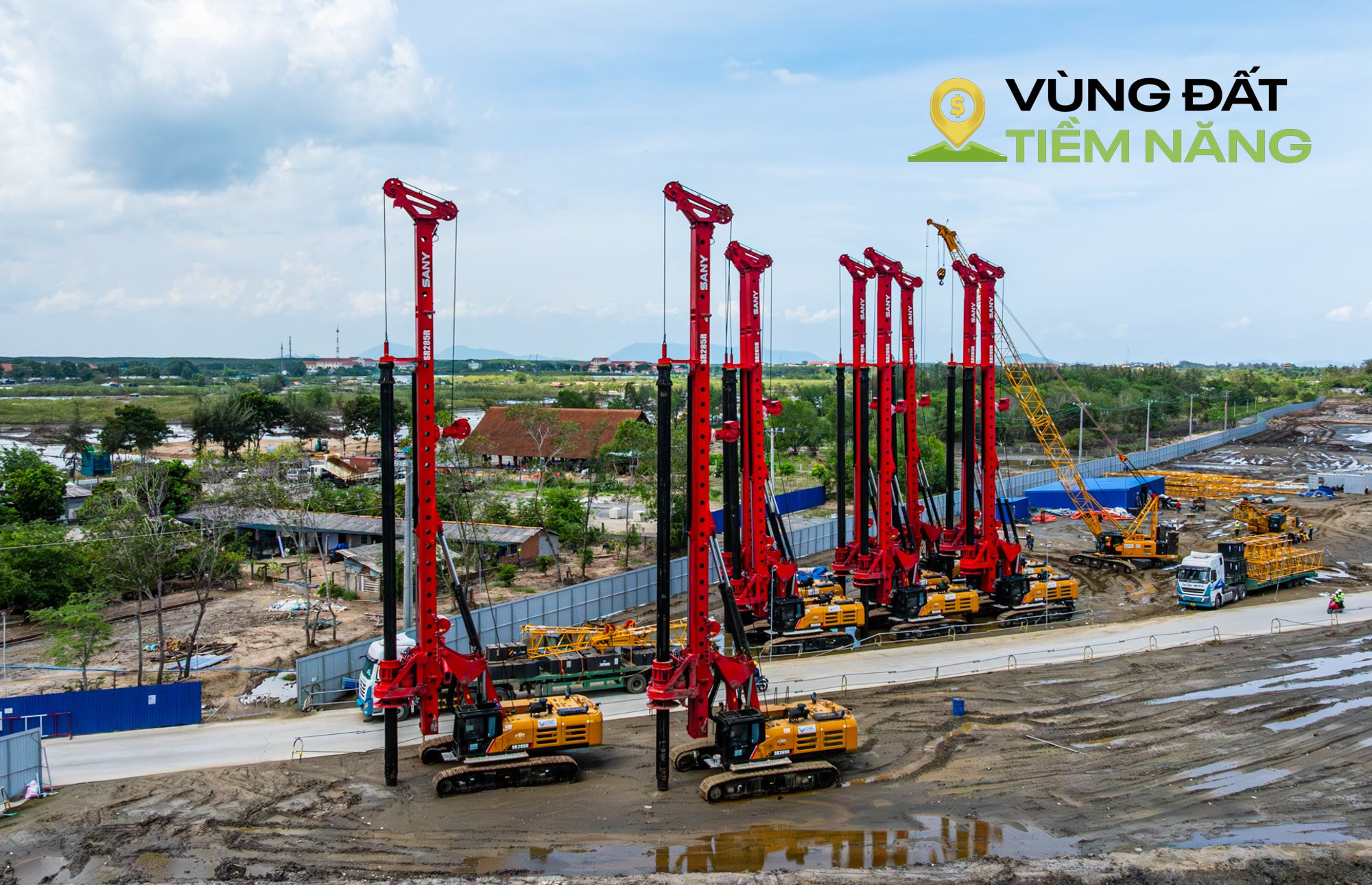 Diễn biến mới ở tuyến đường sắt 102.000 tỷ nối Bến Th&agrave;nh - Cần Giờ: Khoan địa chất ở trung t&acirc;m, m&aacute;y m&oacute;c hạng nặng tập kết ở depot - Ảnh 1.